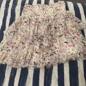 Rebecca Taylor Skirts - Floral Ruffle mini stretch skirt Rebecca Taylor Skirts - Floral Ruffle mini stretch skirt